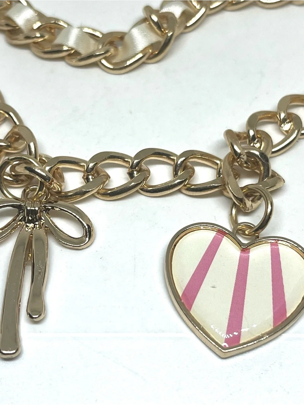 Betsey Johnson Charm Belt NWOT